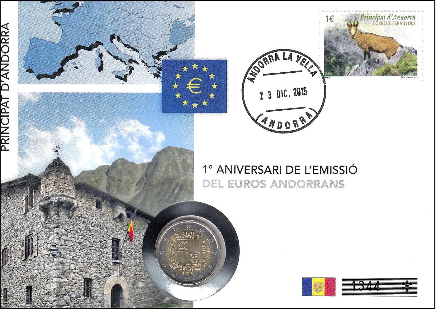 PRVA OBLETNICA IZDAJE ANDORSKEGA EURA